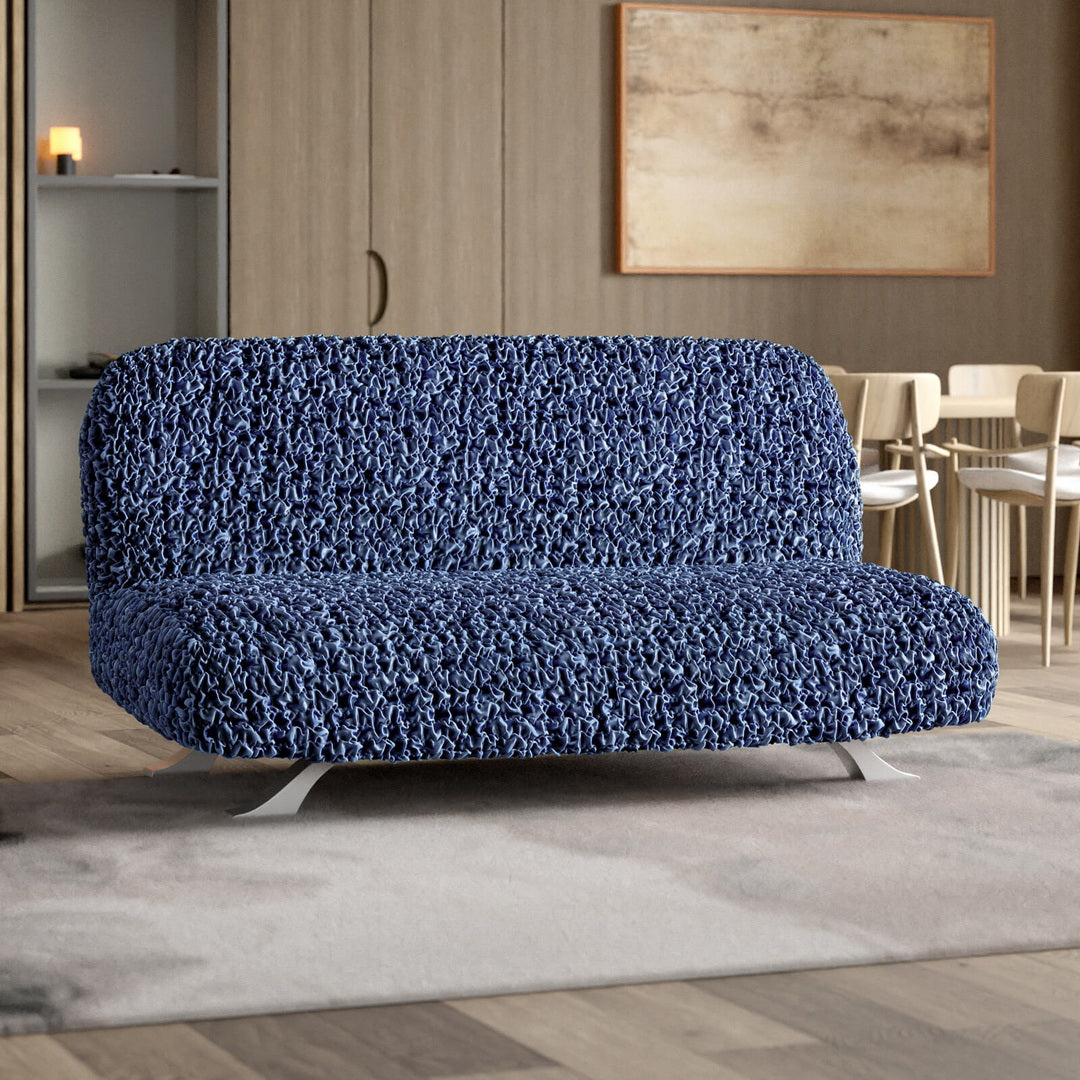 Fuco Velvet - Funda Futon Blue