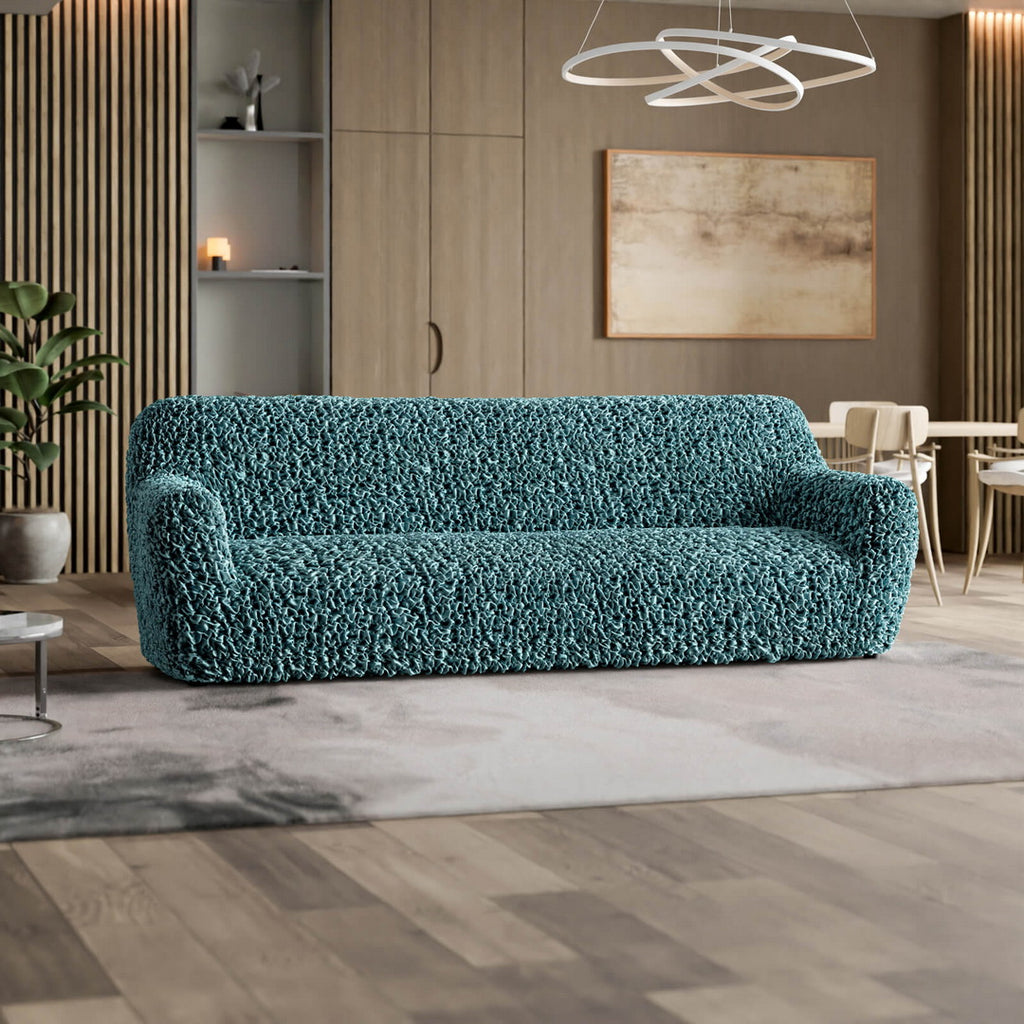 Fuco Velvet - Funda Sofa 4 cuerpos Green Emerald