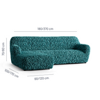 Fuco Velvet - Funda Sofa L Izquierdo Green Emerald