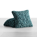 Fuco Velvet - 2 Fundas Cojines Green Emerald
