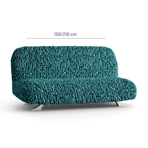 Fuco Velvet - Funda Futon Green Emerald