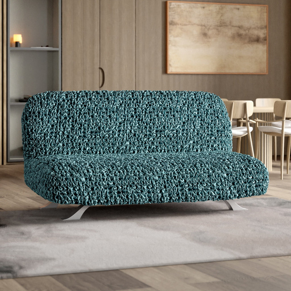 Fuco Velvet - Funda Futon Green Emerald