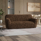 Fuco Velvet - Funda Sofa 3 cuerpos Chocolate