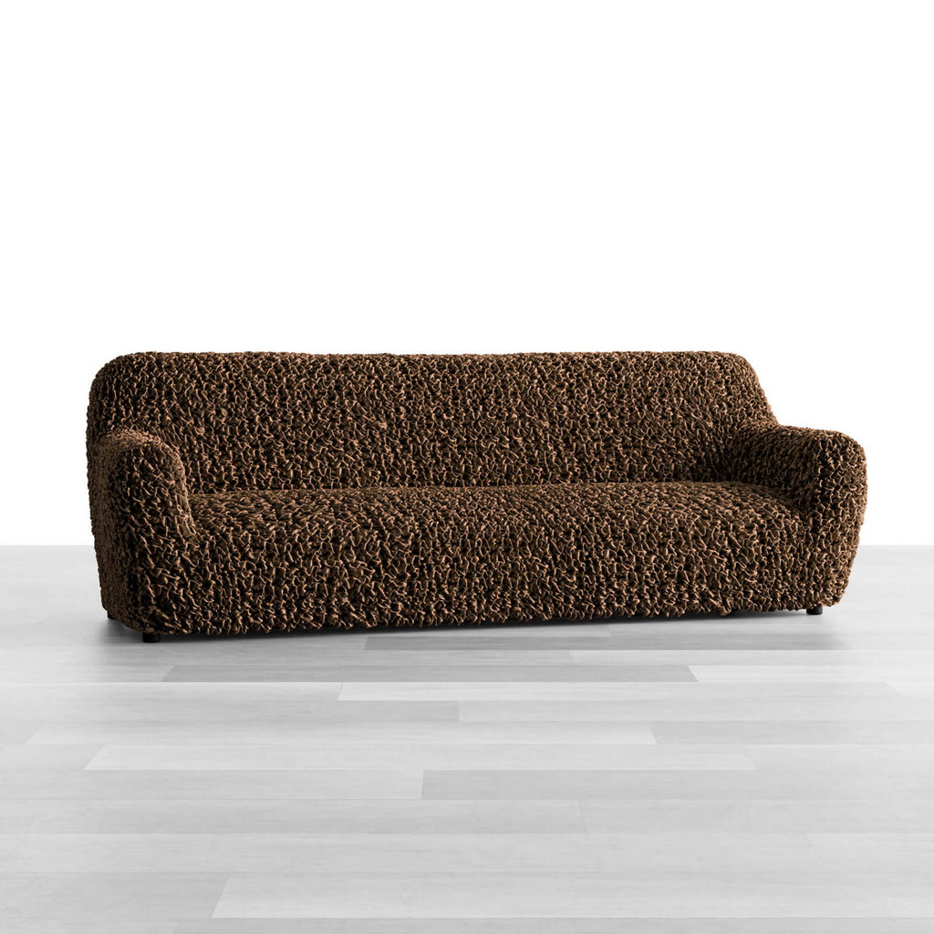 Fuco Velvet - Funda Sofa 4 cuerpos Chocolate