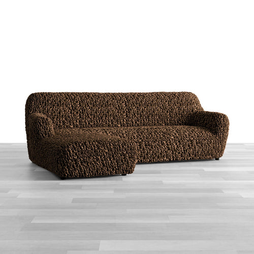 Fuco Velvet - Funda Sofa L Izquierdo Chocolate
