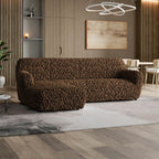 Fuco Velvet - Funda Sofa L Izquierdo Chocolate