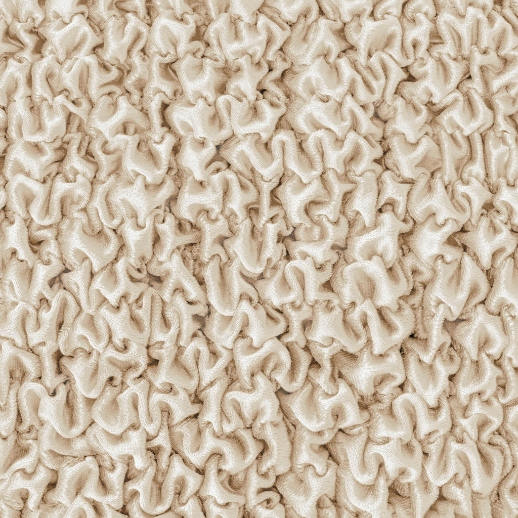Fuco Velvet - Funda Ottomana Vanilla