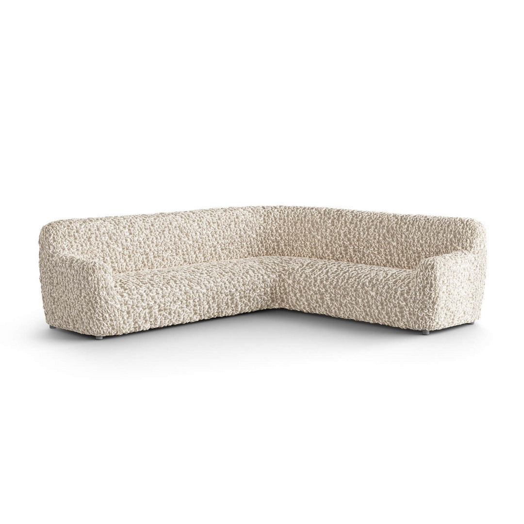 Fuco Velvet - Funda Sofa Esquinero Vanilla