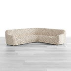 Fuco Velvet - Funda Sofa Esquinero Vanilla