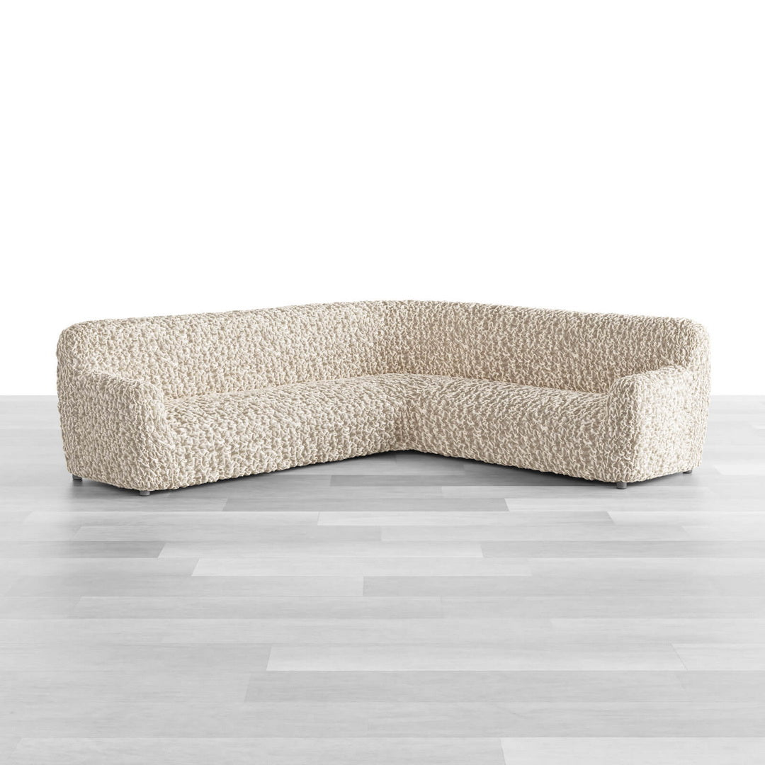 Fuco Velvet - Funda Sofa Esquinero Vanilla