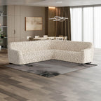 Fuco Velvet - Funda Sofa Esquinero Vanilla