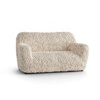 Fuco Velvet - Funda Sofa 2 cuerpos Vanilla