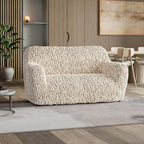 Fuco Velvet - Funda Sofa 2 cuerpos Vanilla