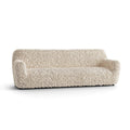 Fuco Velvet - Funda Sofa 4 cuerpos Vanilla