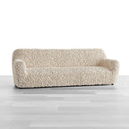 Fuco Velvet - Funda Sofa 4 cuerpos Vanilla