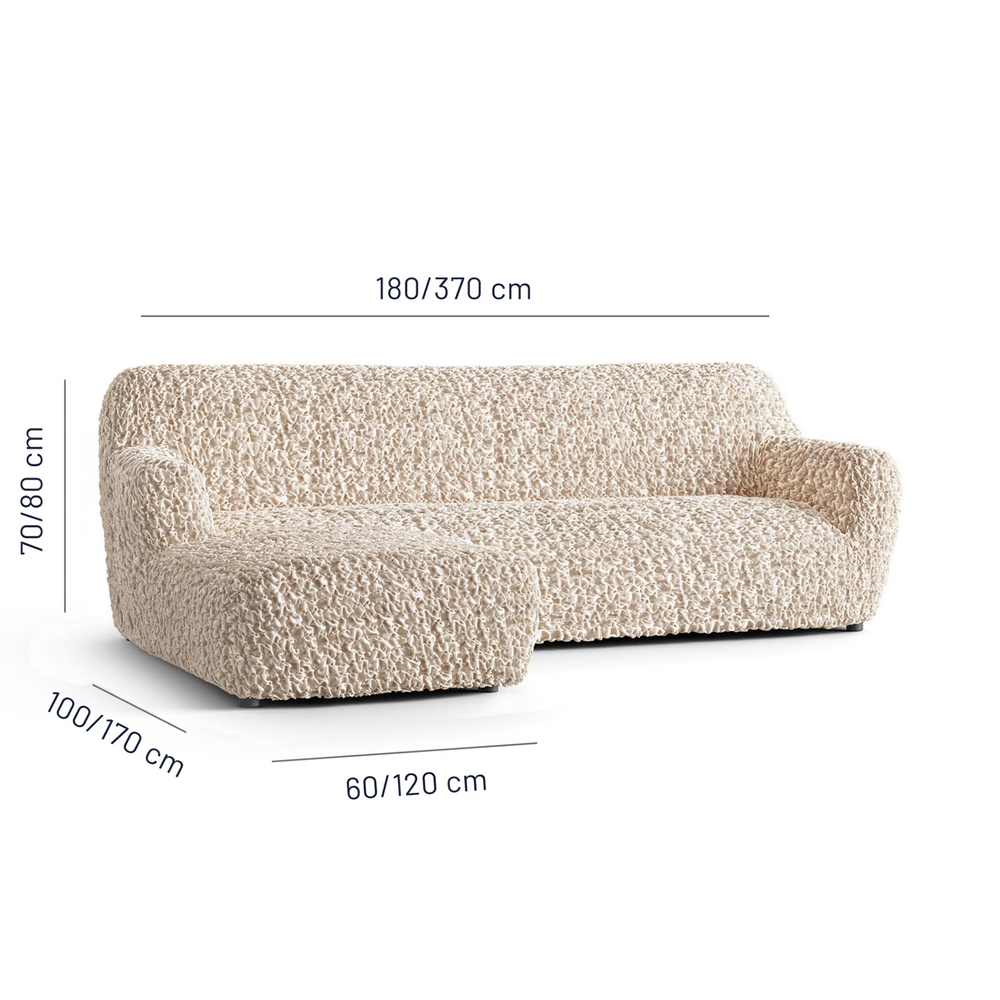 Fuco Velvet - Funda Sofa L Izquierdo Vanilla