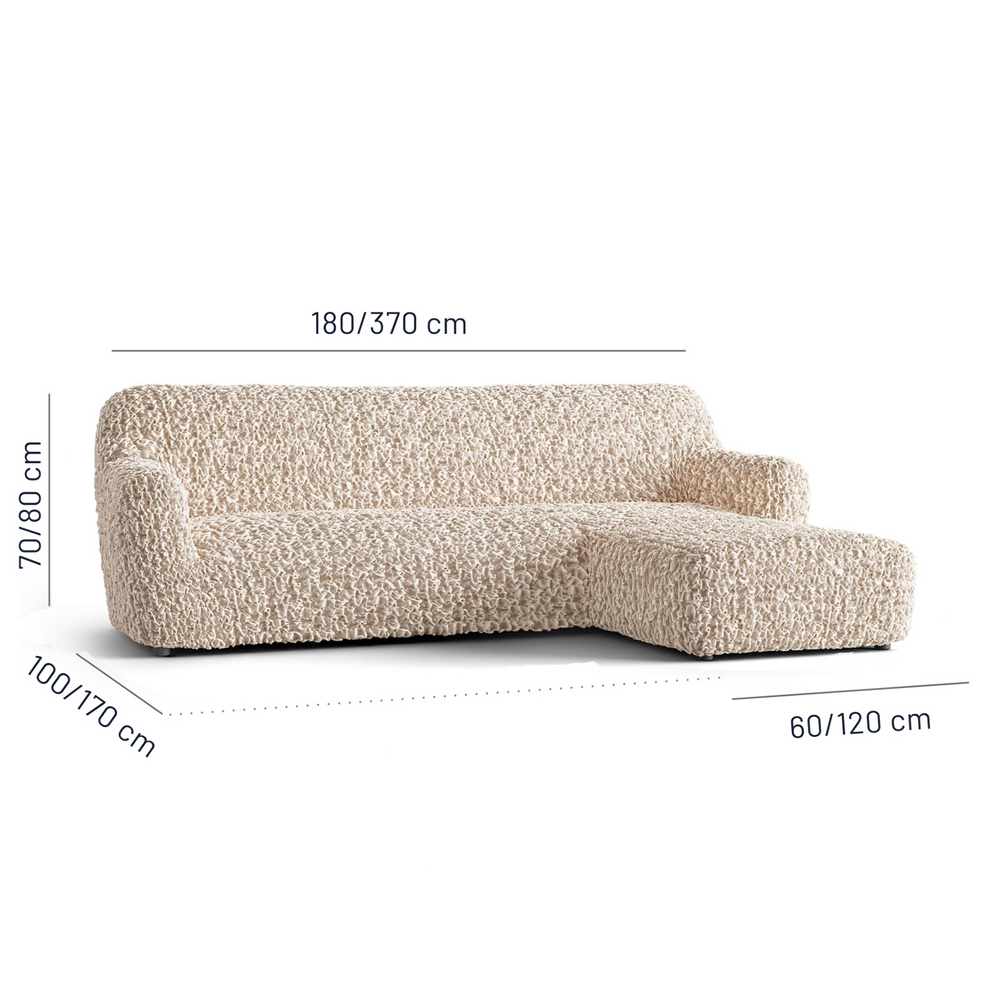 Fuco Velvet - Funda Sofa L Derecho Vanilla