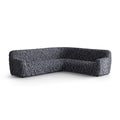 Fuco Velvet - Funda Sofa Esquinero Graphite