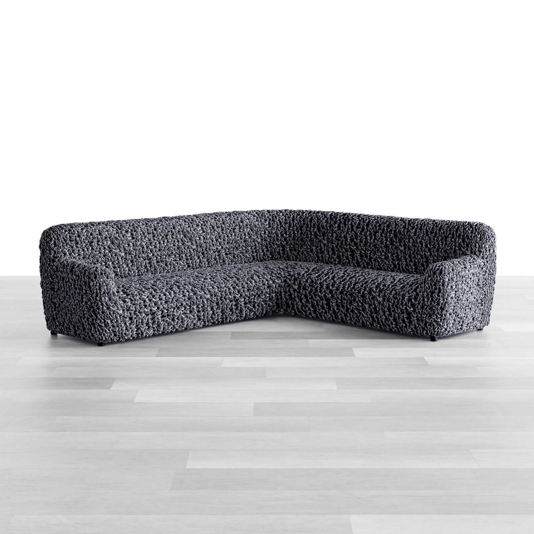 Fuco Velvet - Funda Sofa Esquinero Graphite