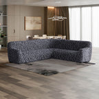 Fuco Velvet - Funda Sofa Esquinero Graphite
