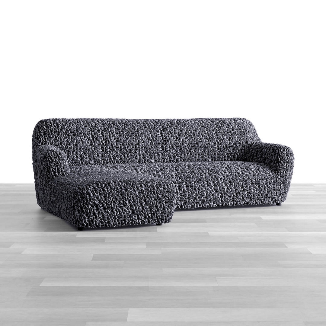 Fuco Velvet - Funda Sofa L Izquierdo Graphite
