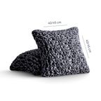 Fuco Velvet - 2 Fundas Cojines Graphite