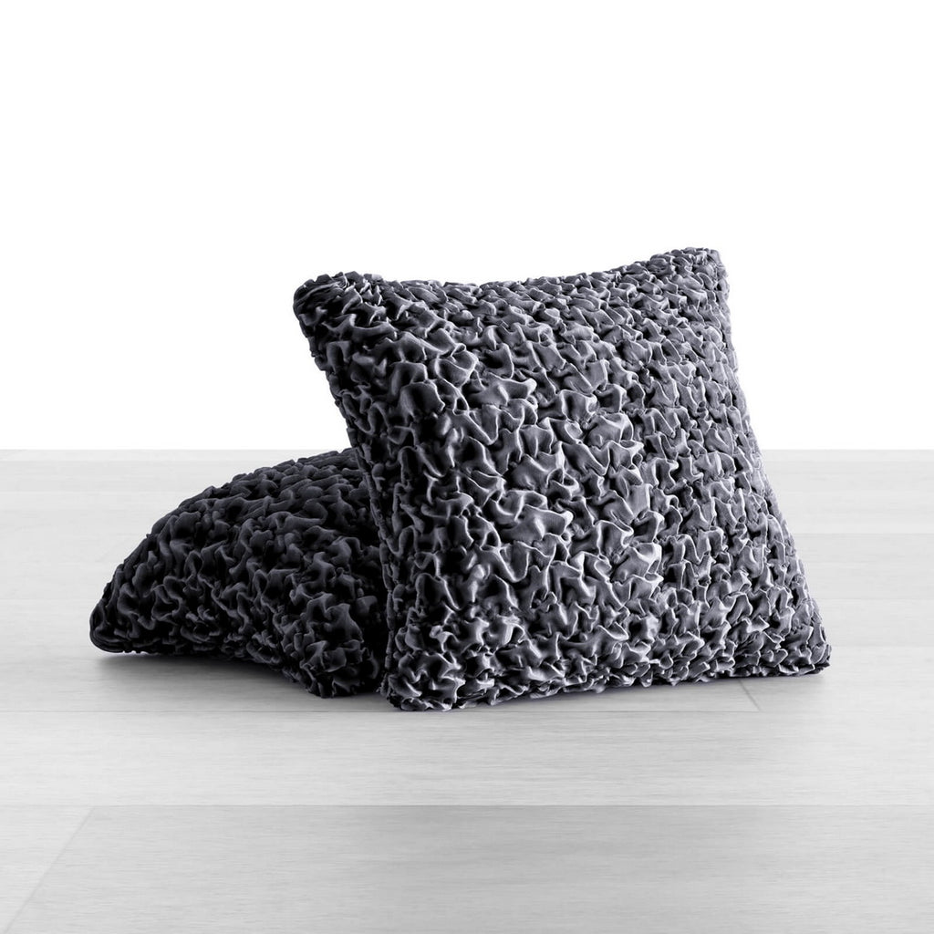 Fuco Velvet - 2 Fundas Cojines Graphite