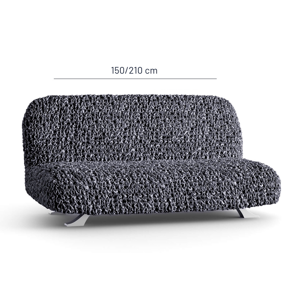Fuco Velvet - Funda Futon Graphite