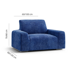 Velvet - Funda Sillon Blue