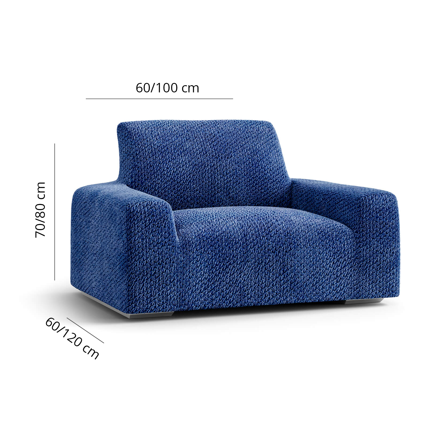 Velvet - Funda Sillon Blue