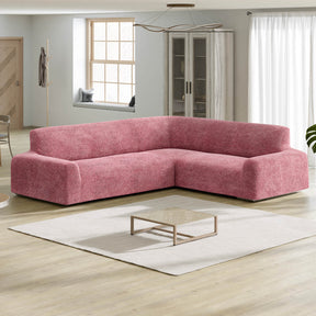 Velvet - Funda Sofa Esquinero Old Pink