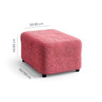 Velvet - Funda Ottomana Old Pink