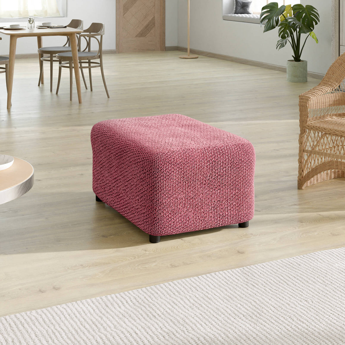 Velvet - Funda Ottomana Old Pink