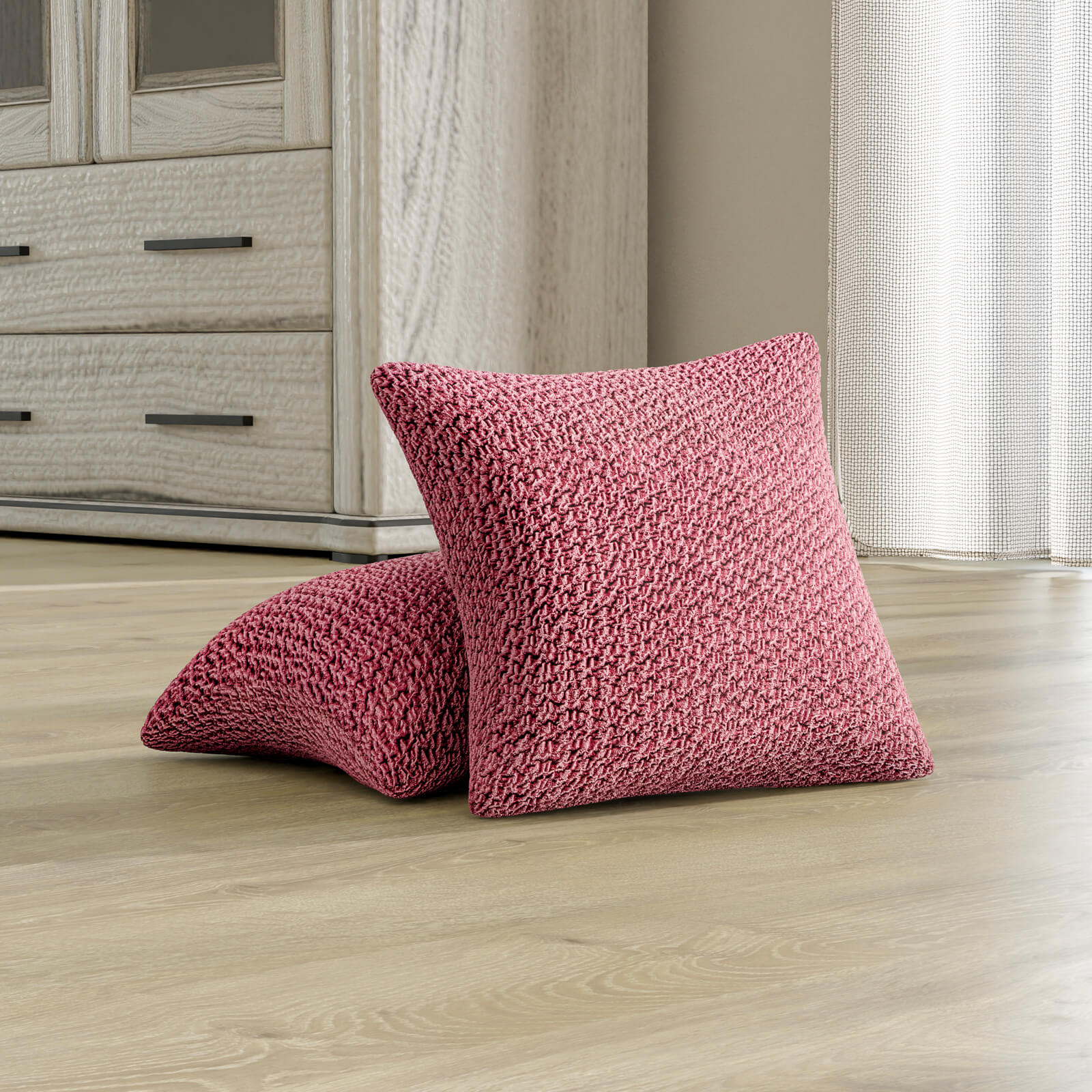 Velvet - 2 Fundas Cojines Old Pink
