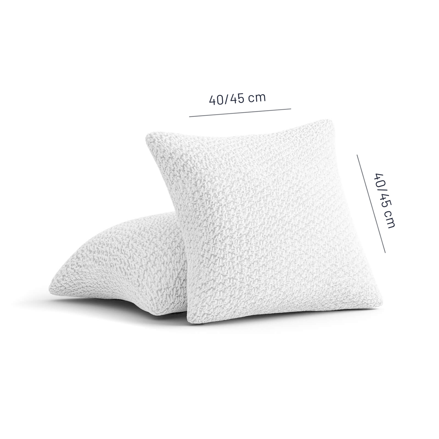 Velvet - 2 Fundas Cojines White