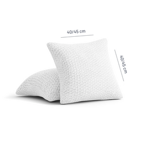 Velvet - 2 Fundas Cojines White