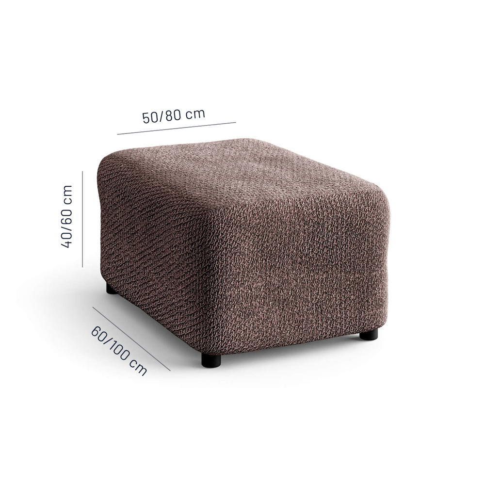 Velvet - Funda Ottomana Brown