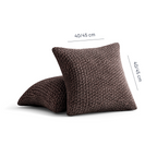 Velvet - 2 Fundas Cojines Brown