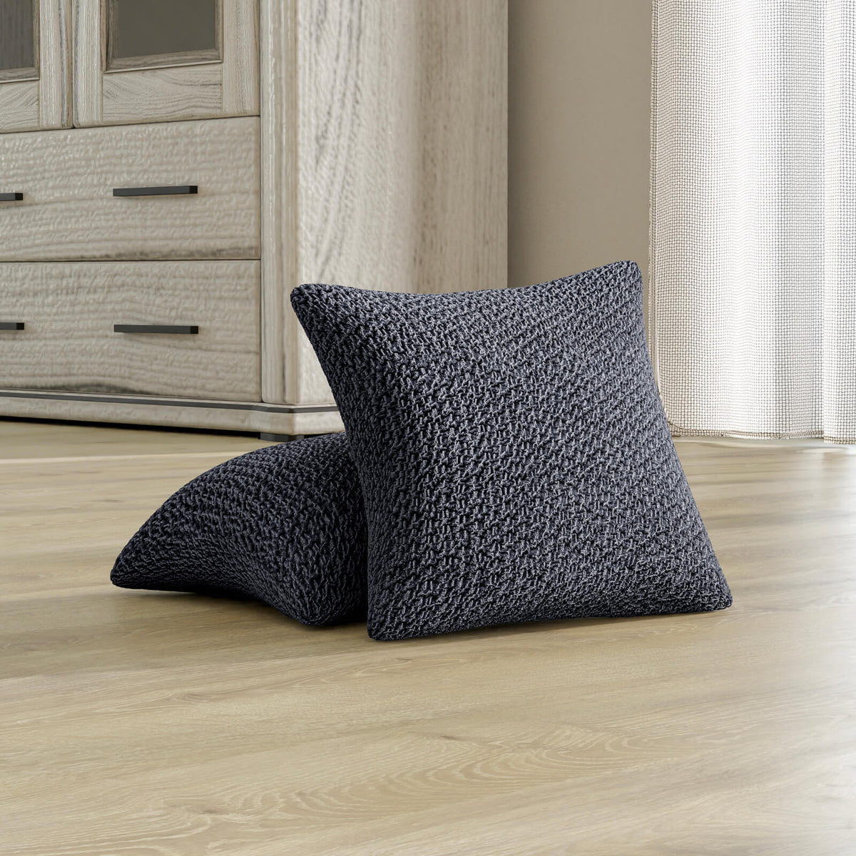 Velvet - 2 Fundas Cojines Graphite