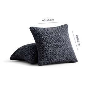 Velvet - 2 Fundas Cojines Graphite