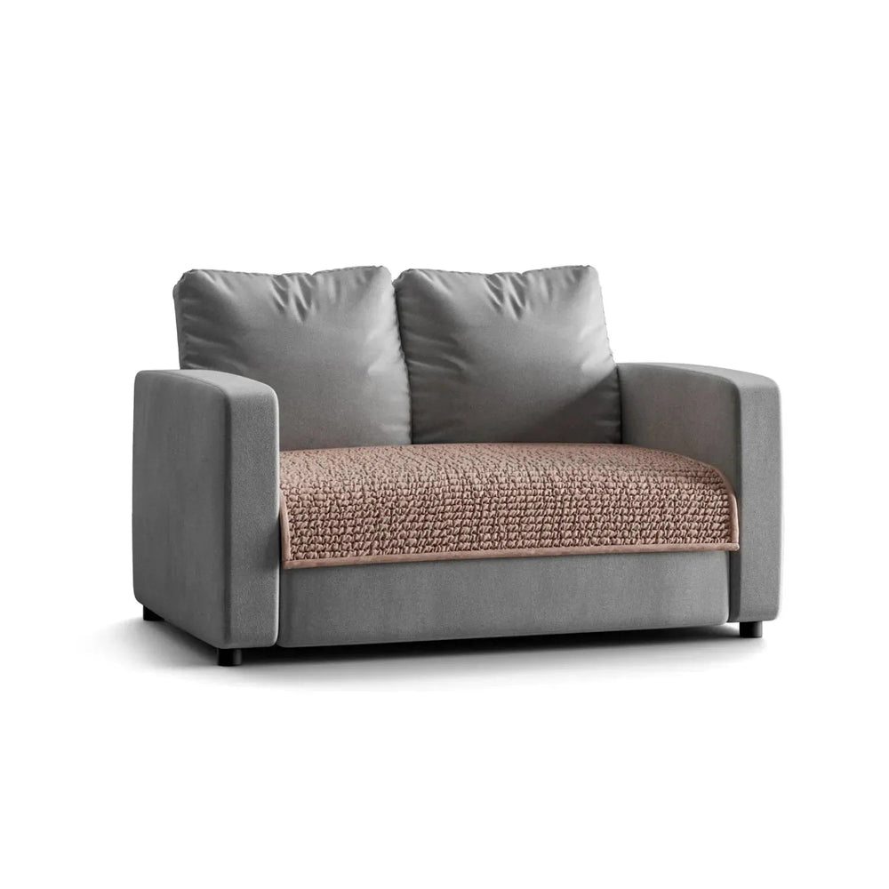 Microfibra - Protector Impermeable para Sofa 2 cuerpos Café Rosado