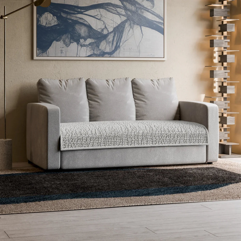 Microfibra - Protector Impermeable para Sofa 3 cuerpos Pearl