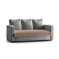 Microfibra - Protector Impermeable para Sofa 3 cuerpos Café Rosado