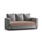 Microfibra - Protector Impermeable para Sofa 3 cuerpos Café Rosado