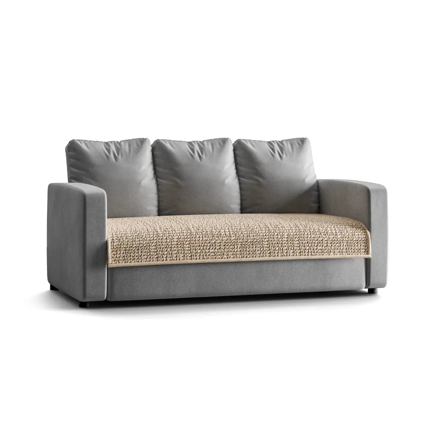 Microfibra - Protector Impermeable para Sofa 3 cuerpos Champán