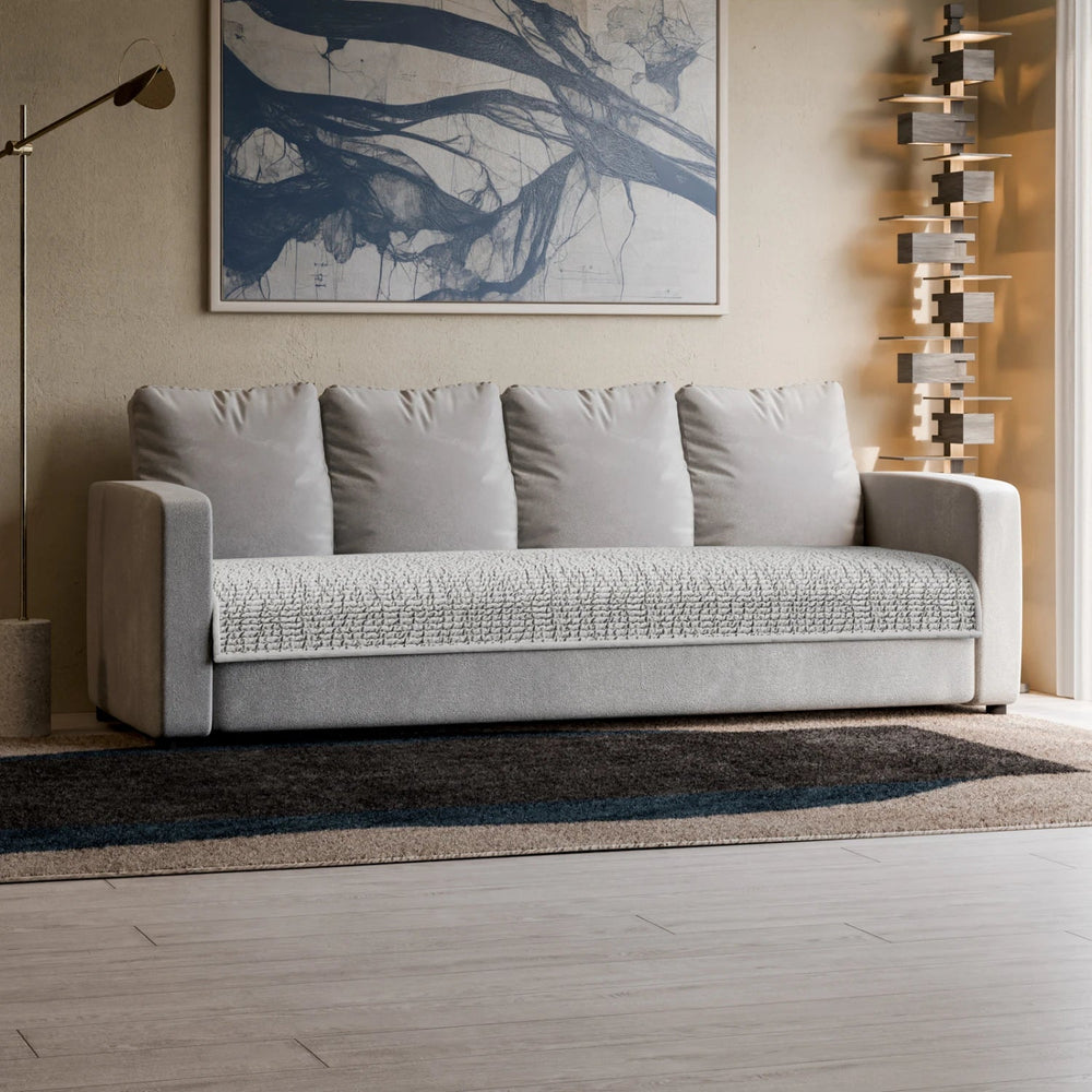 Microfibra - Protector Impermeable para Sofa 4 cuerpos Pearl