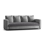 Microfibra - Protector Impermeable para Sofa 4 cuerpos Gris