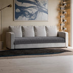 Microfibra - Protector Impermeable para Sofa 4 cuerpos Gris