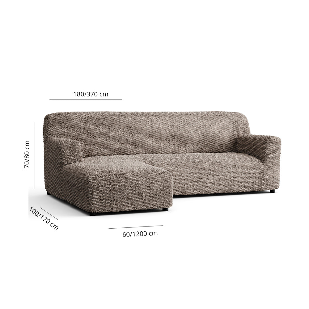 Mosaico - Funda Sofa L Izquierdo Capuccino