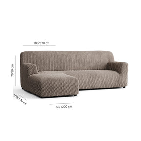 Mosaico - Funda Sofa L Izquierdo Capuccino